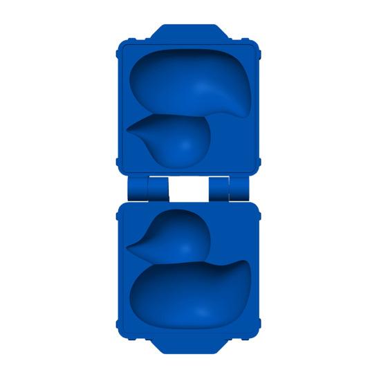 1/2/3Pcs Snow Duck Mold Maker Kids Mini Snowball Mold One-Hand Press Portable Small Snow Duck Toy