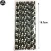 25pcs Halloween Theme Disposable Paper Straws Spider Skull Pumpkin Bat Pattern Happy Halloween Party Decor Supplies