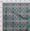 oneOone Cotton Flex Maroon Fabric Abstracts Diy Clothing Quilting Fabric Print Fabric By Yard 40 Inch