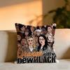 Orange Is The New Black Cushion Cover Cozy Velvet Throw PillowSoft Warm Cushion For Sofa  Bed