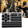 Black Reflective Tape For Sports Equipment Including Bike Motorcycle And Scooter Helmets Providing Low Light Safety