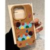 Applicable To Apple 16Pro New Spotted Puppy Brown Sticker iPhone17promax Anti-drop TPU Large Hole Case