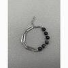 Original Geometric Stainless Steel Silver Stone Mens And Womens Jewelry For Hip Hop Style