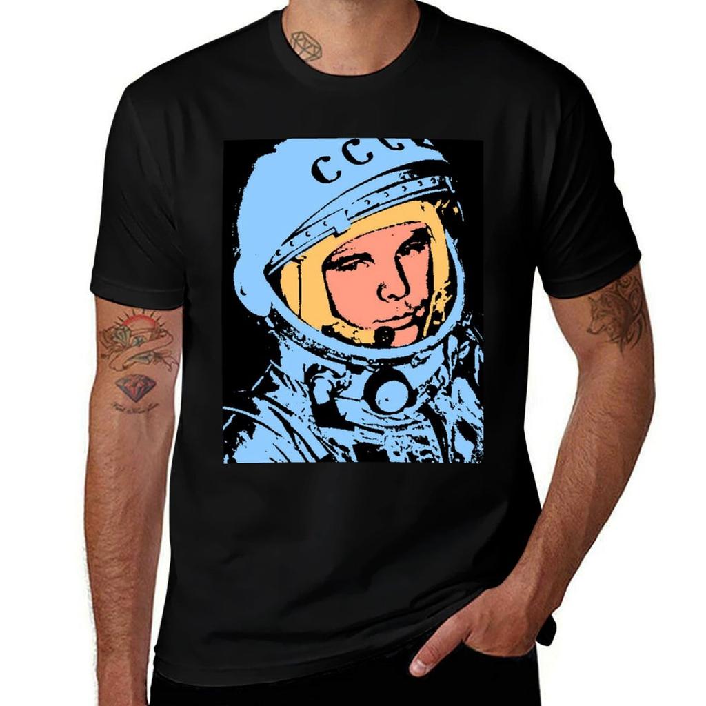 YURI GAGARIN4 TShirt Novelty Print Casual Tee Shirt