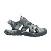 Li Ning Comfortable Casual Breathable Lightweight Childrens Sandals Kids Footwear Gray YKUT036-47