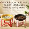 With Stand Slow-Feeding Bowl Bite-resistant Anti-Overturning Bowl Pet Food Bowl  Pet Supplies
