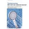 Cabezal de ducha con filtro de mano, modo de rociado de alta presión, cabezal de ducha con filtro, suavizador de agua por etapas, filtros de perlas para eliminar agua dura