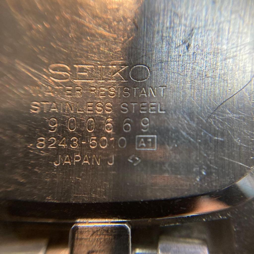 Used Super Rare SEIKO X Canon Double Name Road Quartz STAR MASTER