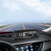 Automotive Solar Powered HUD Display with Automatic Brightness 1000mAh Battery Enhances Safety For Long Distance Drivers