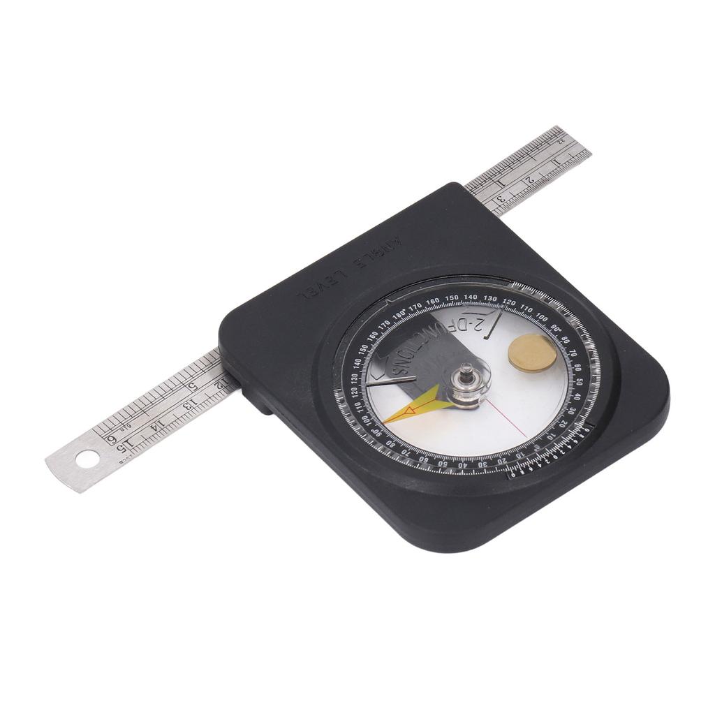 Magnetic Angle Finder Multi Functional Angle Measuring Tool with Removable Stainless Steel Ruler