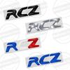 SQOB1 Metal 3D Para Peugeot RCZ Insignia Letras Tricolor Francesas Logo Pegatina de Carrocería para Maletero Trasero de Coche Emblema de Rendimiento GT LINE Accesorios