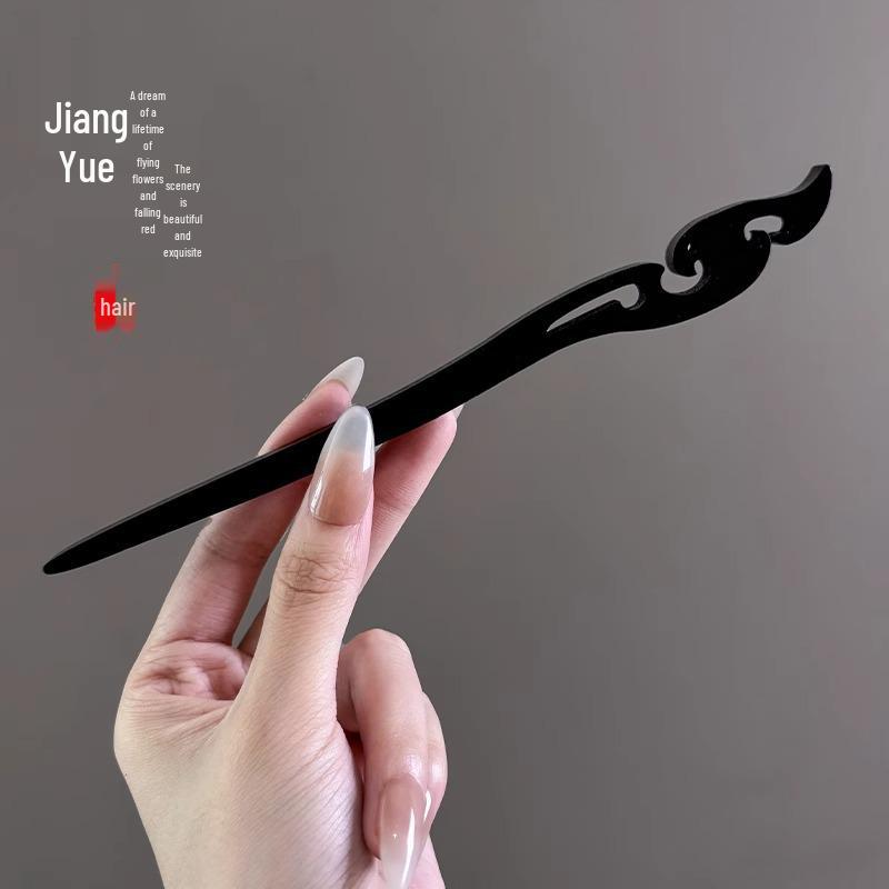 Ancient Chinese-Style Hanfu Hair Accessories: Elegant Updo Hairpins with Tassels for Women