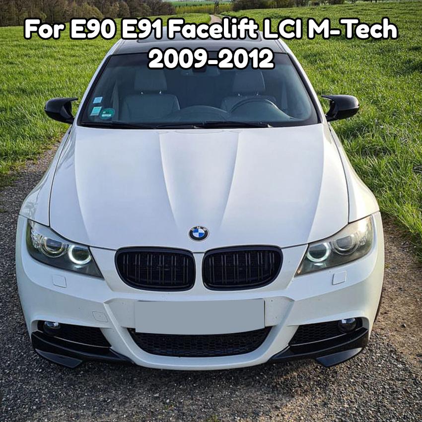 

Для BMW 3 серии E90 E91 Facelift LCI M-Tech 2009-2012 320i 330i сплиттер переднего бампера Canards воздушный нож вентиляционное отверстие автомобиля