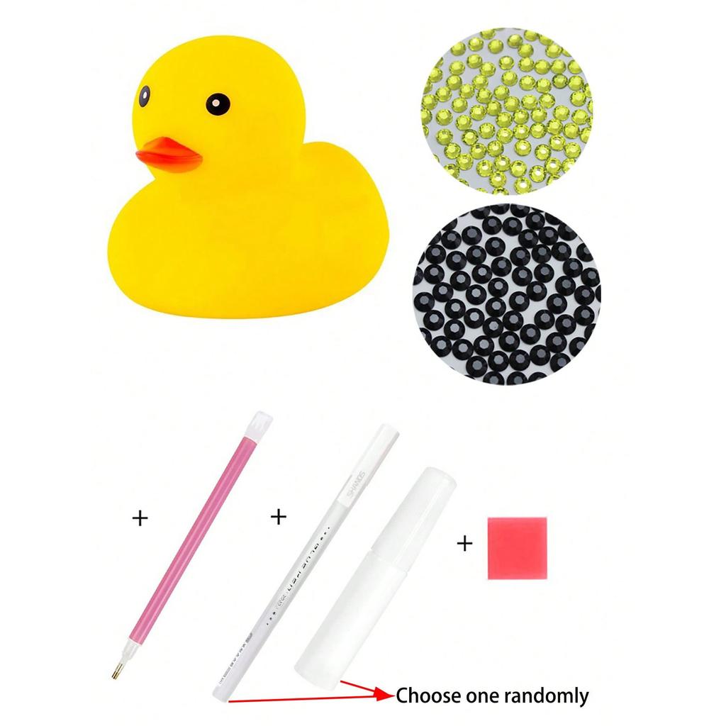 DIY Diamond Tool Duck, Fun Multi-color Handicrafts, Glue Pens, Handmade Decorations
