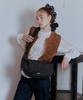Bbyb Noi Ruffle Large Shoulder Bag (Black)