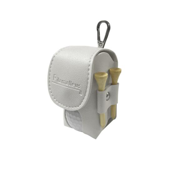 Portable Golf Ball Storage Pouch with Keychain Anti-scratch Wear Resistant Golf Ball Waist