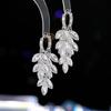 Koreanischer Stil 925 Silber Schmetterling & Quaste Ohrringe mit Zirkonia, Strass und Perlen Akzenten für Herbst/Winter.