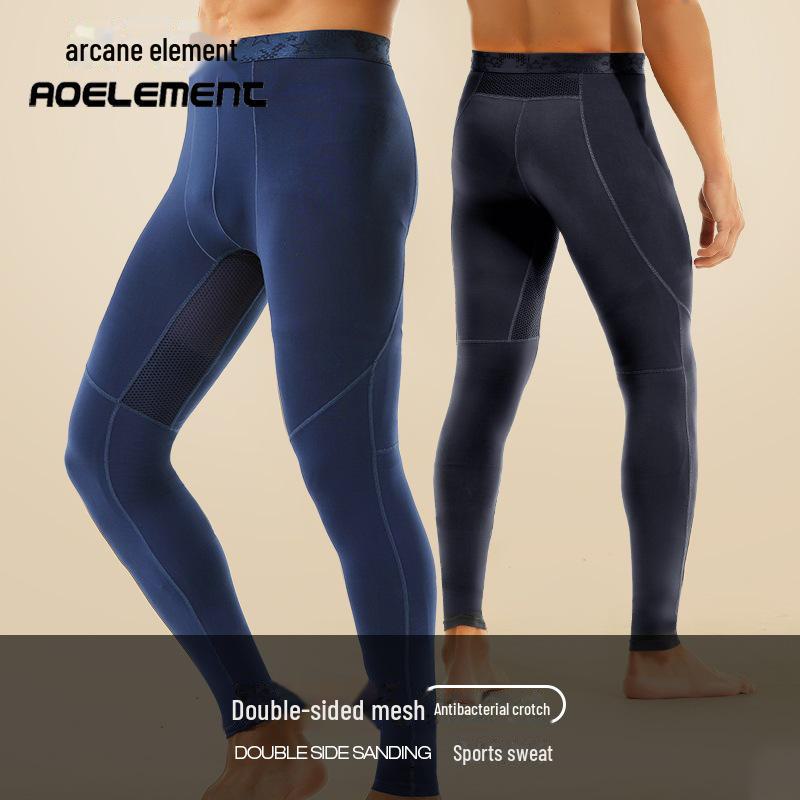 Men's Breathable Mesh Leggings - Thin, Warm, All-Season Underpants