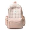 Schoolbag Korean Style Instagram Schoolbag for High School Girls, Large Capacity Fresh Plaid Backpack, Backpack for Junior High School, High School