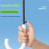 Clear Automatic Straight Umbrella with Long Handle