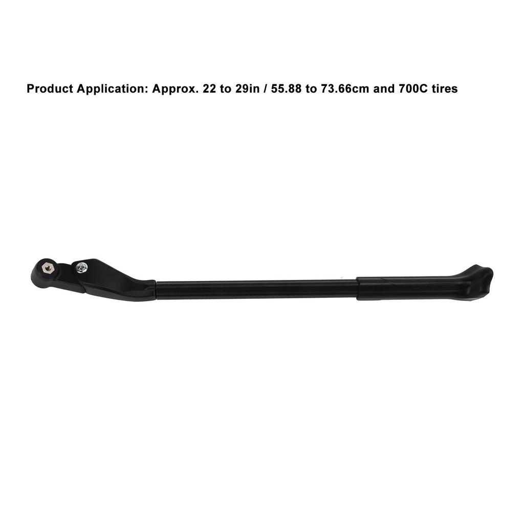 Bike Kickstand Aluminum Alloy Large Grounding Area Stable Parking Height Adjustable Mountain Bike Kickstand