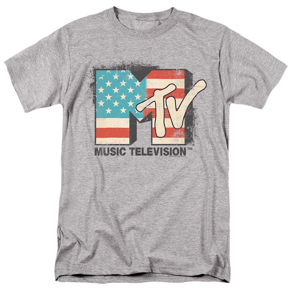 MTV American Logo Licensed Adult T-Shirt M