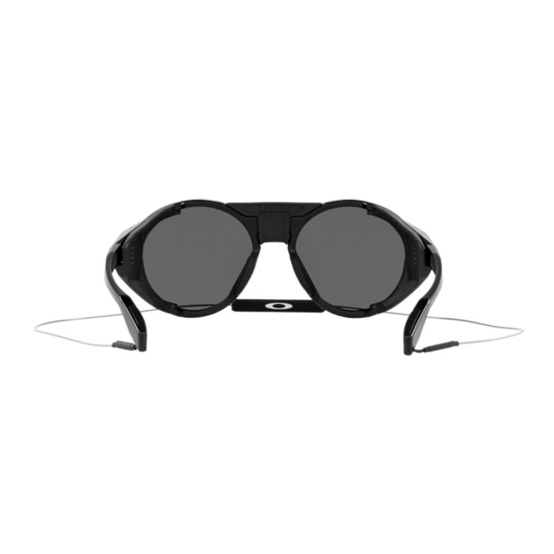 Oakley Frame with Chain Plate Irregular Sunglasses Men's Black
