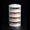 Stackable Food Insulation Cover Dust Proof Portable for Home Kitchen Storage Box