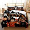 3D Pirnted Volleyball Haikyuu Duvet Cover Set Cartoon Kids Boys Bedding Set Bedclothes Girls Teens Quilt Cover Bed Linen Set