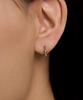 Lloyd Balloon Twist 10K Gold One-Touch Hoop Earrings Lotp3015T