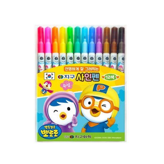 Globe Chemical Pororo Felt Tip Pen Set (12 Colors)