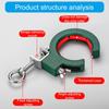 Cable Tray Pulley Roller Cable Laying Roller Helper Adjustable Clamp Pulley for Efficient Wire Guide Fixation Auxiliary Tool