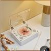 10W 5V Record Player Vintage Vinyl CD Player Mobile Bluetooth Large Battery Sound System Stereo Dual Speaker