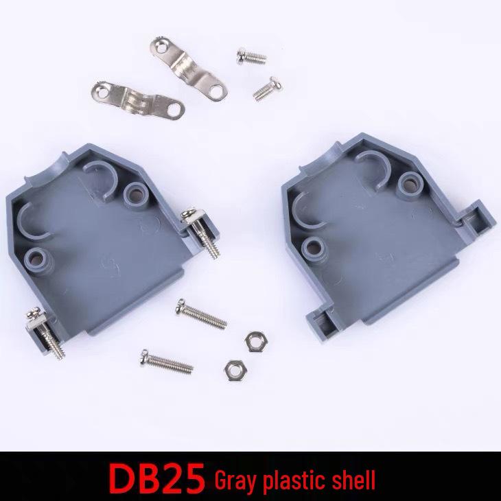 DB25 Serial Port Connector with Double Row, Solid Gold-Plated Pins