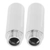 2PCS Shower Arm Extension Stainless Steel Chrome Plating Shower Head Extension Pipe for Bathroom