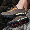 Men's Hiking Shoes Fashionable Hollow Breathable Mesh Shoes Are Durable Non Slip Walking Shoes Suitable for Hiking and Camping