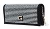 Guess Gilded Glamour Xbody Clutch Schulter Schwarz Damen Tasche,