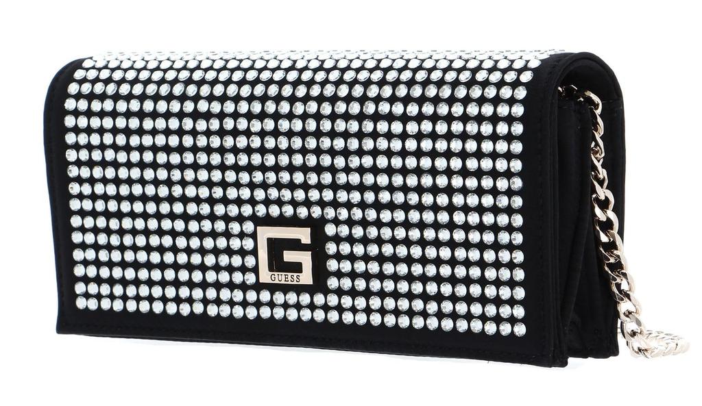 Guess Gilded Glamour Xbody Clutch Schulter Schwarz Damen Tasche,