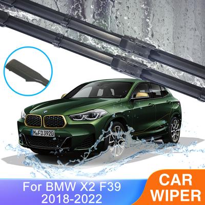 For BMW X2 F39 2018    2022 LHD&RHD 24" 20" Car Accessories Front Window Frameless Wiper Blade Windshield