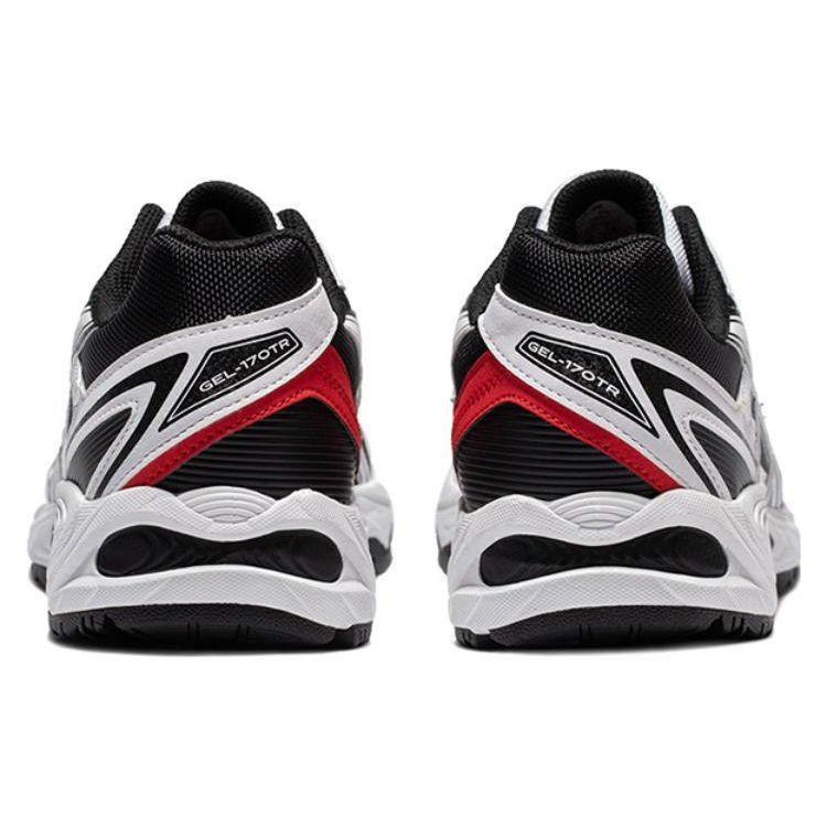 Asics Gel-170 Fabric Synthetic Leather Oxford Cloth Casual Low-Top Dad Shoes Unisex Sneakers Black White 1203A096-021