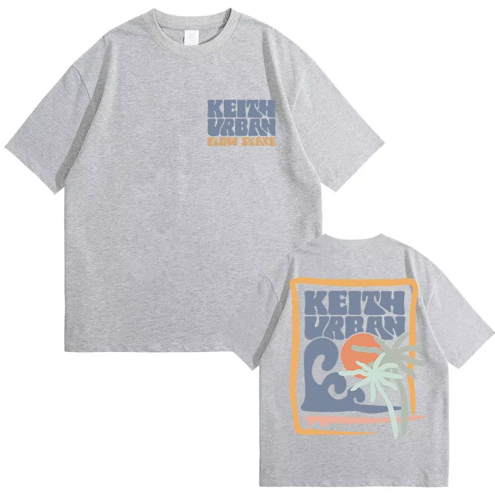 Keith Urban 2026 New Album Flow State Tour T-shirt Graphic Print Cotton Tees Streetwear Women and Men Casual Tops Summer T Shirt