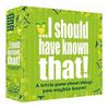 I Should Have Known That! Quiz Game English Cards