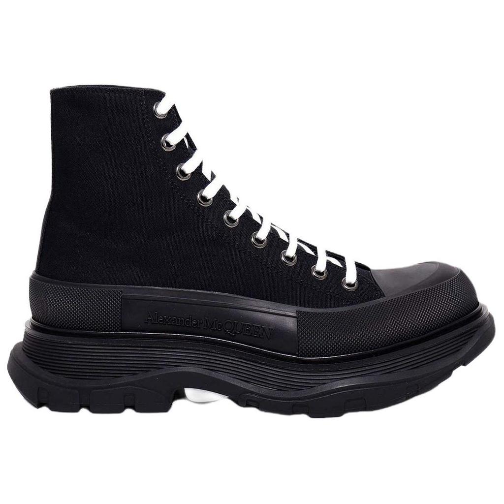 Alexander McQueen Tread Slick Short Combat Boots Men's Black 604254W4L321000