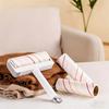 Innowell Manual Lint Roller Brush Sticky Paper Lint Remover with Telescopic Aluminum Pole Portable Hand Held Hair Remover