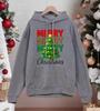 Merry Christmas Green Tree Design Men Hoody Pocket All-Match Hoodies Casual Fleece Streetwear Oversized Comfortable Pullover