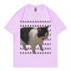 Sad Crying Cat Funny Meme T-Shirt High Quality Fashion Short Sleeve T Shirts Summer Casual Pure Cotton Oversized T-Shirts Unisex