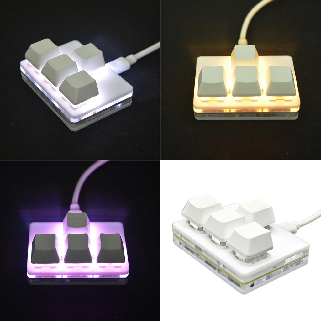 4-Key Keypad WASD Arrows Key Keycaps Keyboard One-Handed Mechanical Gaming Keypad Programmable USB Customized Keyboard