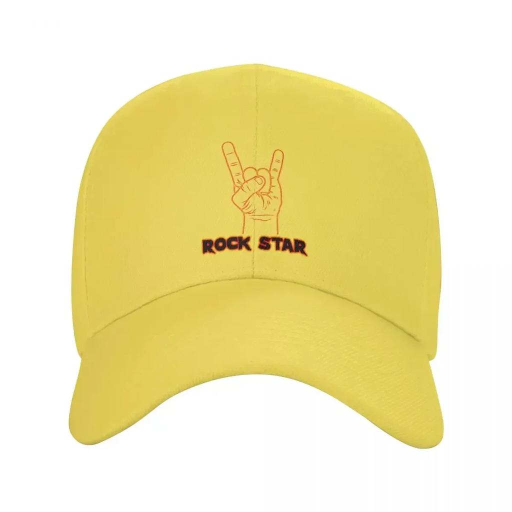 Custom Punk Gesture Rock Star Baseball Cap Unisex Women Adjustable Heavy Metal Music Dad Hat Streetwear Snapback Caps