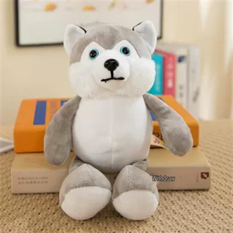 8" Cartoon Forest Animal Plush Toys: Elephant, Lion, Fox, Raccoon - Small Custom Cloth Dolls