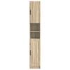 Bathroom Cabinet with Open Shelf UTRECHT Sonoma Oak